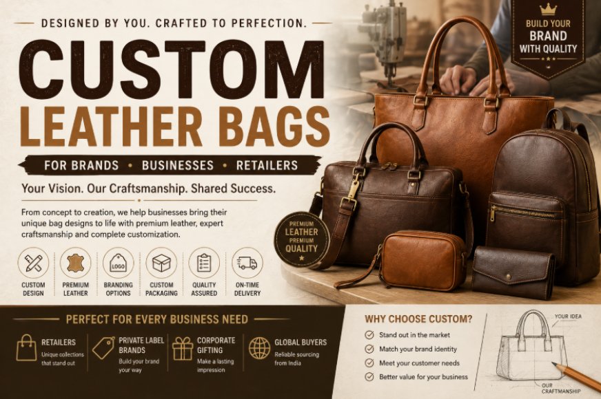 Custom Leather Bags: A Complete Guide for Businesses and Brands
